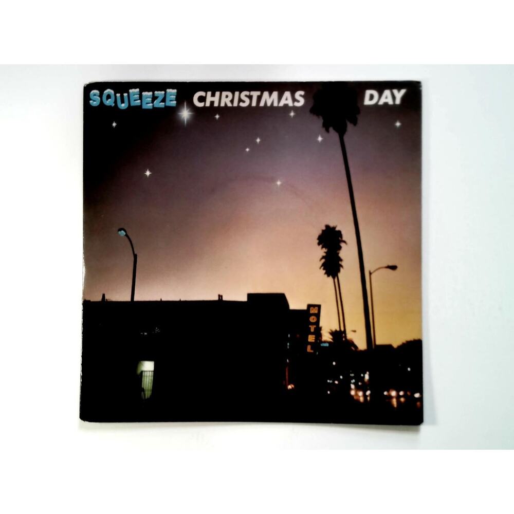 Squeeze – Christmas Day 1979 A&M UK Vinyl New Wave 7" Record Pop Rock Holiday